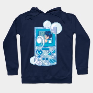 Anime Handheld Pixel Art Hoodie